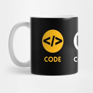 CODE COFFEE REPEAT Mug